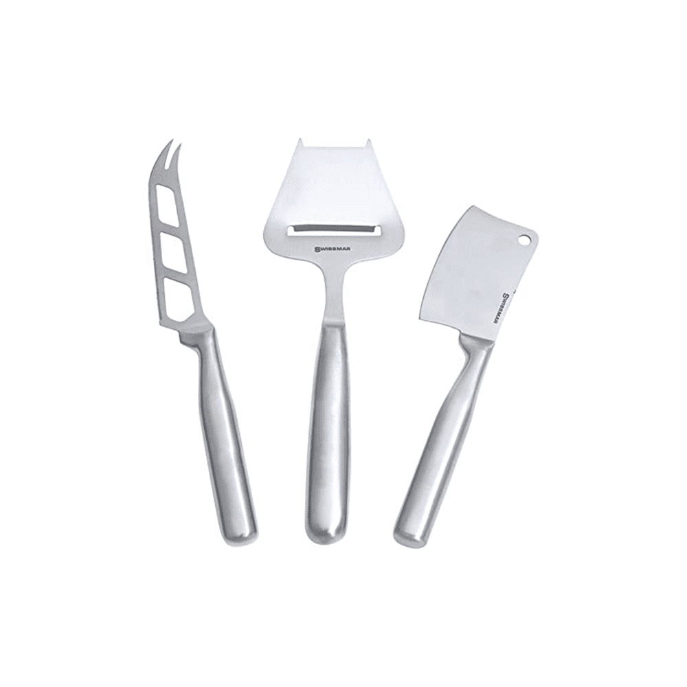 SWISSMAR 3 PC CHEESE KNIFE SET S/S - SWISSMAR - Compralo en CorinneRegalos.com