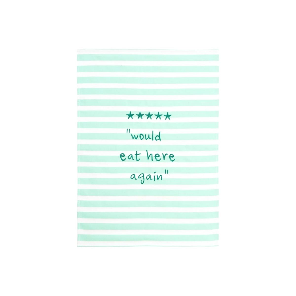 kitchen towel, would eat here again - ASA SELECTION - Compralo en CorinneRegalos.com