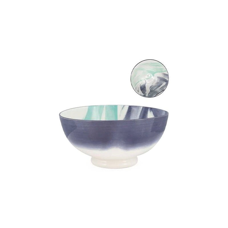 KIRI PORCELAIN 8 LG BOWL - WATERCOLOR BRUSH - TORRE & TAGUS - Compralo en CorinneRegalos.com