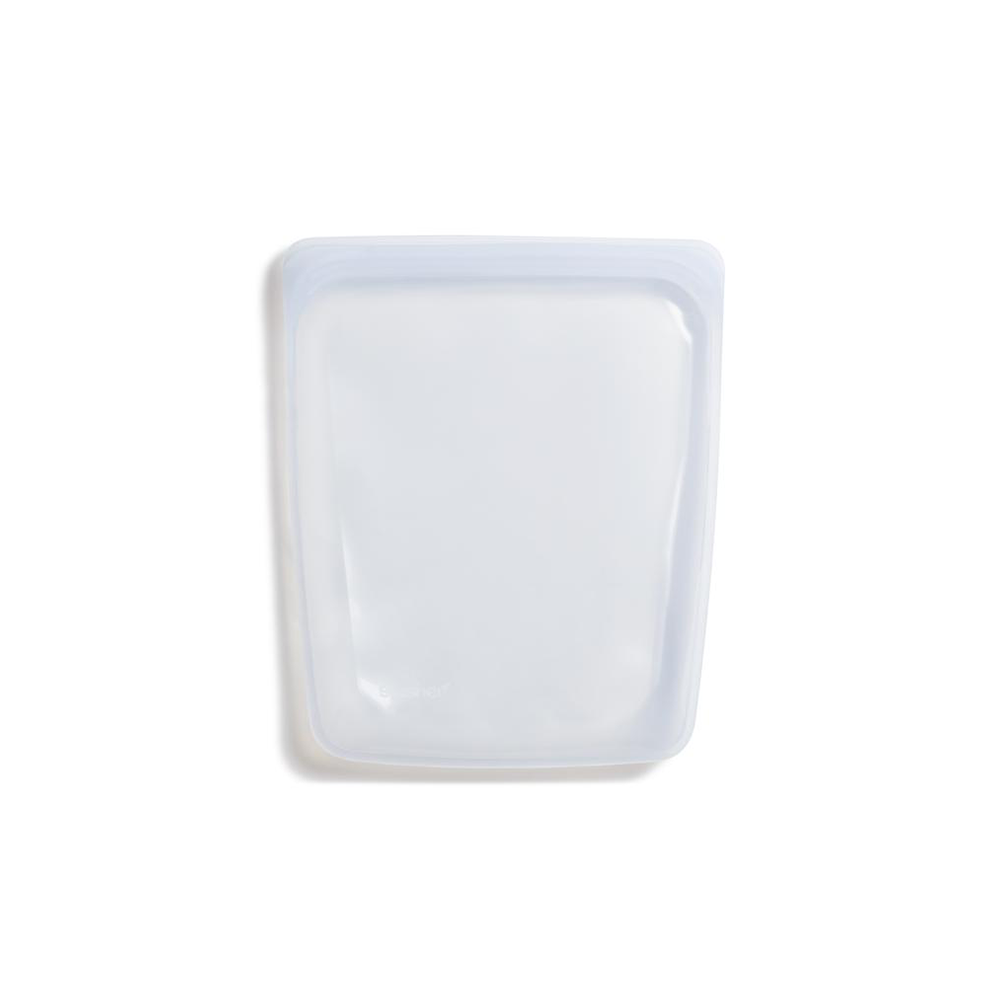 HALF GALON REUSABLE SILICONE BAG CLEAR - QUIENES SOMOS, S.A. / STASHER - Compralo en CorinneRegalos.com