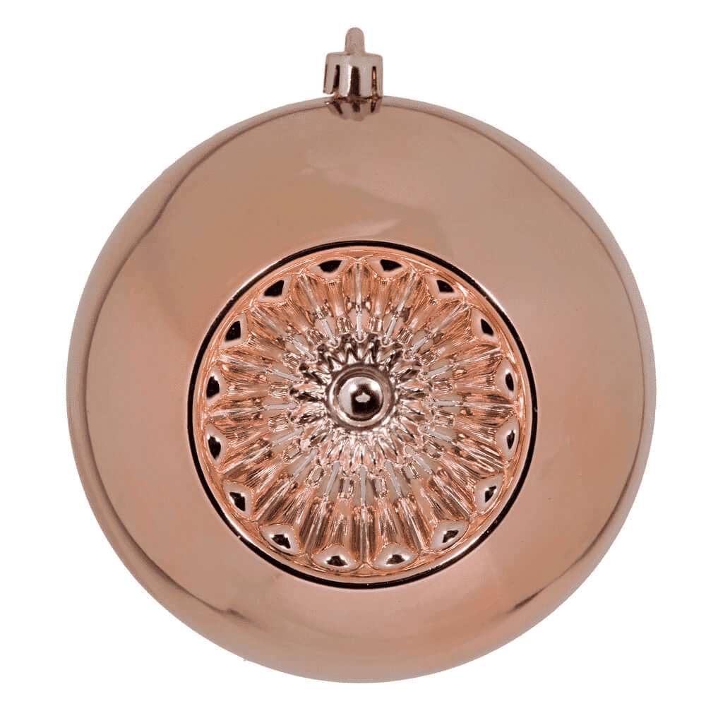 4.75 INCH ROSE GOLD SHY STAR BRITE BALL - VICKERMAN COMPANY - Compralo en CorinneRegalos.com