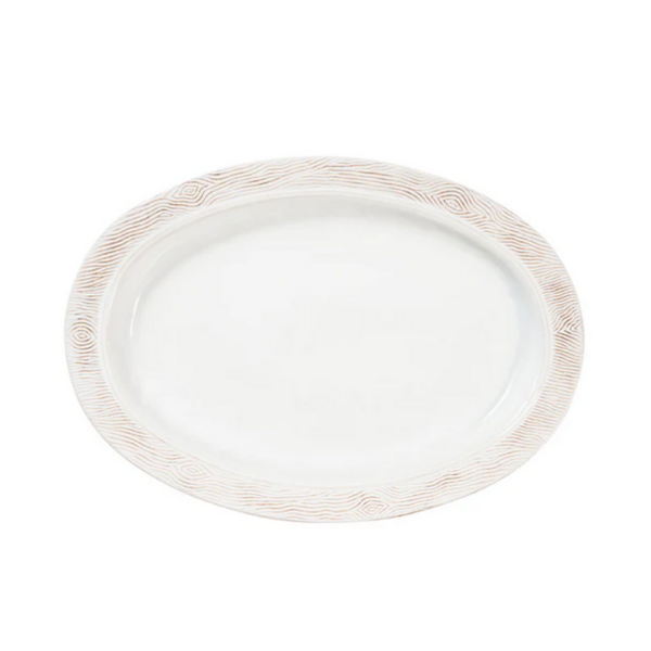 BLENHEIM OAK 18 PLATTER WHITEWASH - JULISKA - Compralo en CorinneRegalos.com