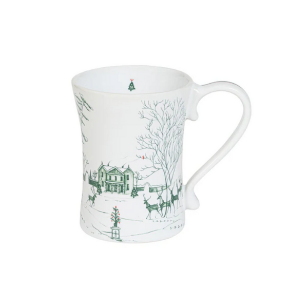 COUNTRY ESTATE WINTER FROLIC MUG EVERGREEN - JULISKA - Compralo en CorinneRegalos.com