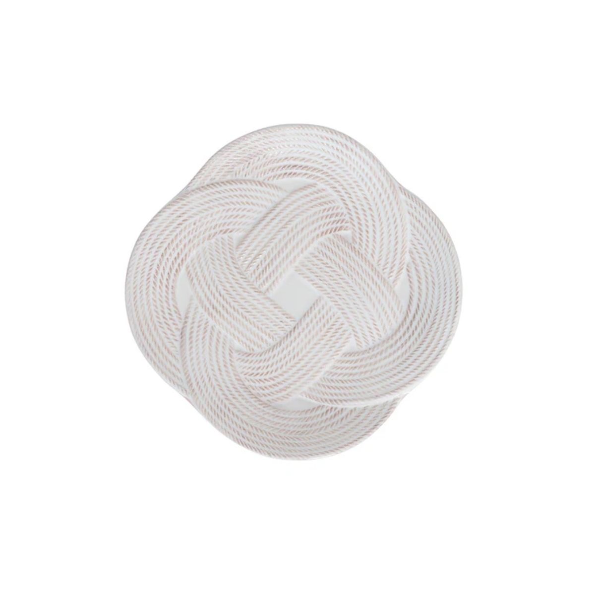 Le Panier Mystic Knot Dessert/Salad Plate - Whitewash - JULISKA - Compralo en CorinneRegalos.com