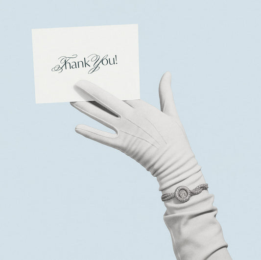 Gracias que se sienten: el arte del Thank-You Note