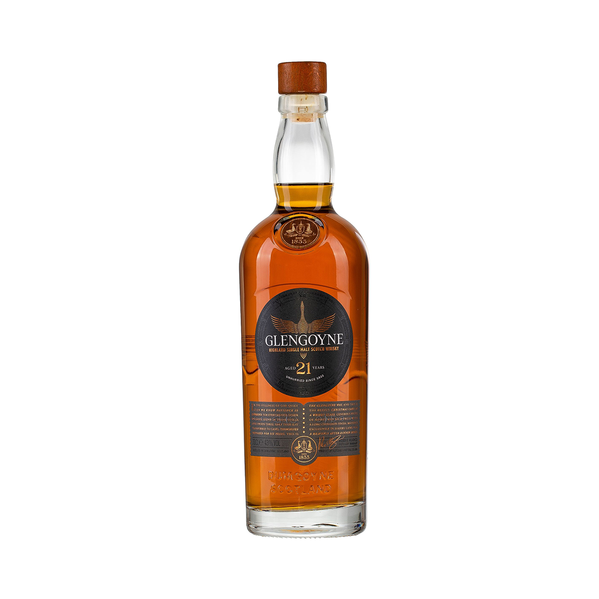 WHISKY GLENGOYNE SINGLE MALT 21 AÑOS ESTUCHE 12/200 - NOBLE LIFE - Compralo en CorinneRegalos.com