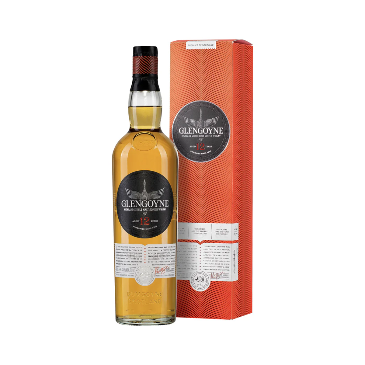 WHISKY GLENGOYNE SINGLE MALT 12 AÑOS 6/700 - NOBLE LIFE - Compralo en CorinneRegalos.com