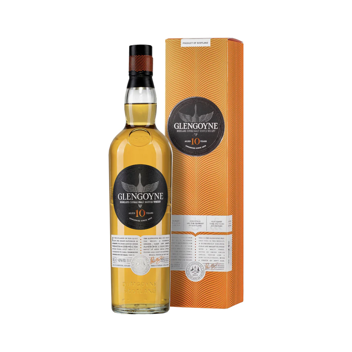 WHISKY GLENGOYNE SINGLE MALT 10 AÑOS 6/700 - NOBLE LIFE - Compralo en CorinneRegalos.com