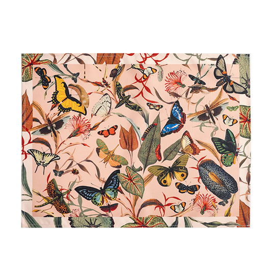 PLACEMAT/INDIVIDUALES IVORY BUTTERFLY 0,45 X 0,35 - MUZALUCI - Compralo en CorinneRegalos.com