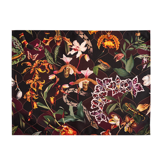 PLACEMAT/INDIVUALES ORQUIDEAS TIGRE 0,45 X 0,35 - MUZALUCI - Compralo en CorinneRegalos.com