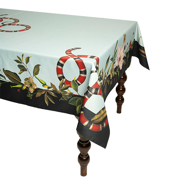 TABLECLOTH/MANTELES BLUE SERPENT 1,50 X 3,50 - MUZALUCI - Compralo en CorinneRegalos.com