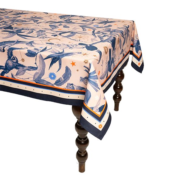 TABLECLOTH/MANTELES TROPICO CELESTE 1,50 X 2,50 - MUZALUCI - Compralo en CorinneRegalos.com