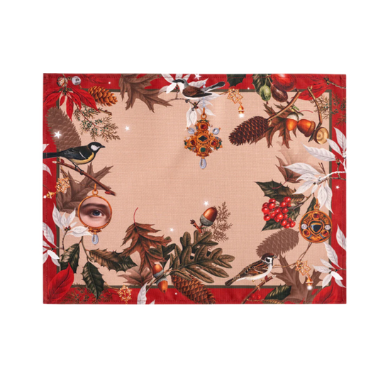 PLACEMAT ARDILLA SIZE 13.7¨ X 17.7¨ / 35 X 45 CMS - MUZALUCI - Compralo en CorinneRegalos.com