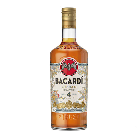 RON BACARDI 4 ANOS 12/750 - BACARDI - Compralo en CorinneRegalos.com