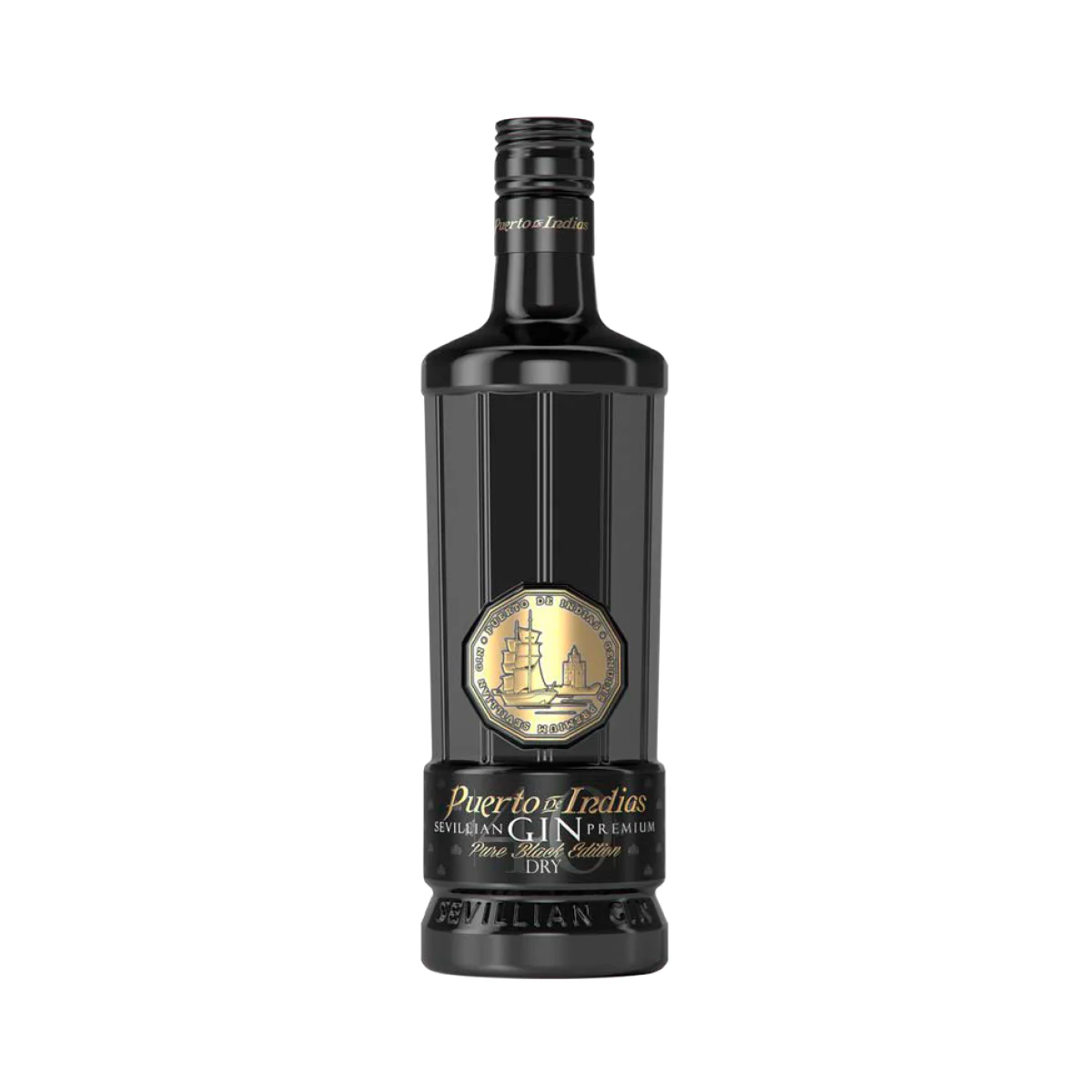 GINEBRA PUERTO DE INDIAS PURE BLACK 6/750 - NOBLE LIFE - Compralo en CorinneRegalos.com