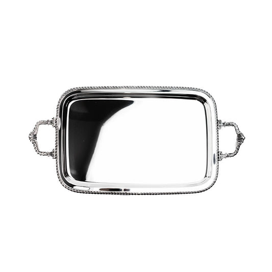 RECT. TRAY W/HANDLES R.ANNA SILVER PLATED - ZANETTO - Compralo en CorinneRegalos.com