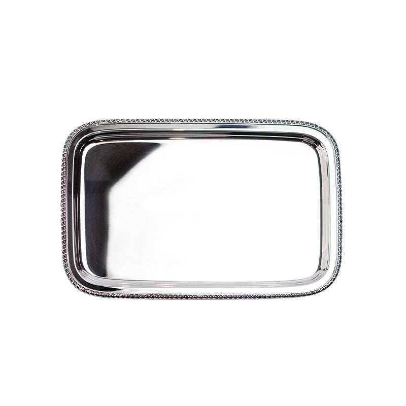 RECTANGULAR TRAY REGINA ANNA SILVER PLATED - ZANETTO - Compralo en CorinneRegalos.com