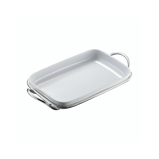 RECTANGULAR DISH BINARIO PLUS PLATED - ZANETTO - Compralo en CorinneRegalos.com