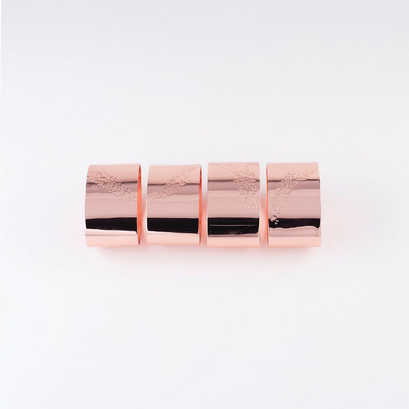 NAPKIN RING PINK RIBBON -SET 4 P - ZANETTO - Compralo en CorinneRegalos.com