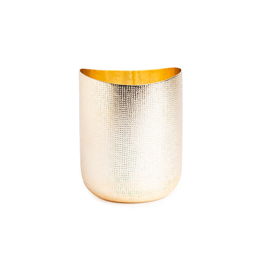 BIG COCKTAIL BOWL VELVET 1 BRASS - VARNISHED OUTSIDE - ZANETTO - Compralo en CorinneRegalos.com