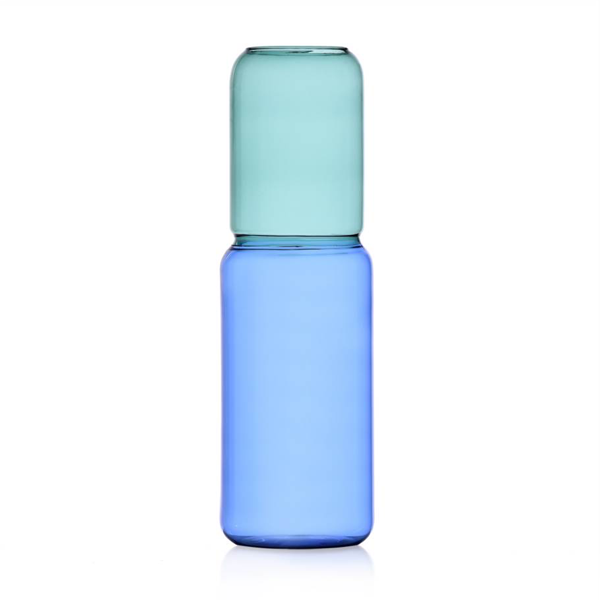 REVOLVE VASE 35 CM PETROLBLUE/BLUE - ICHENDORF - Compralo en CorinneRegalos.com