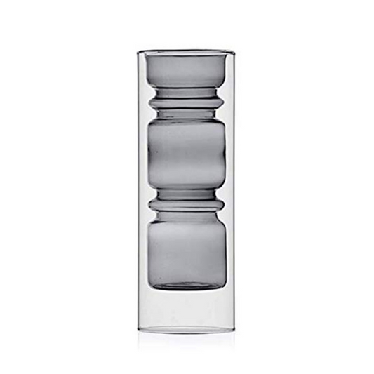 RINGS VASE SMOKE CM 20 - ICHENDORF - Compralo en CorinneRegalos.com