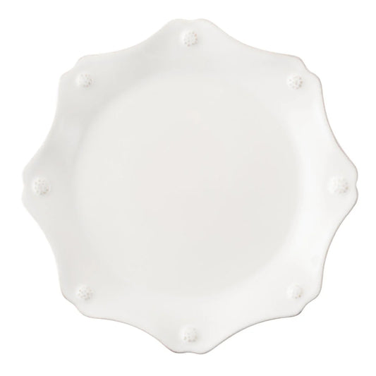 SCALLOP DESSERT SALAD PLATE B&T WHITE 9 W
