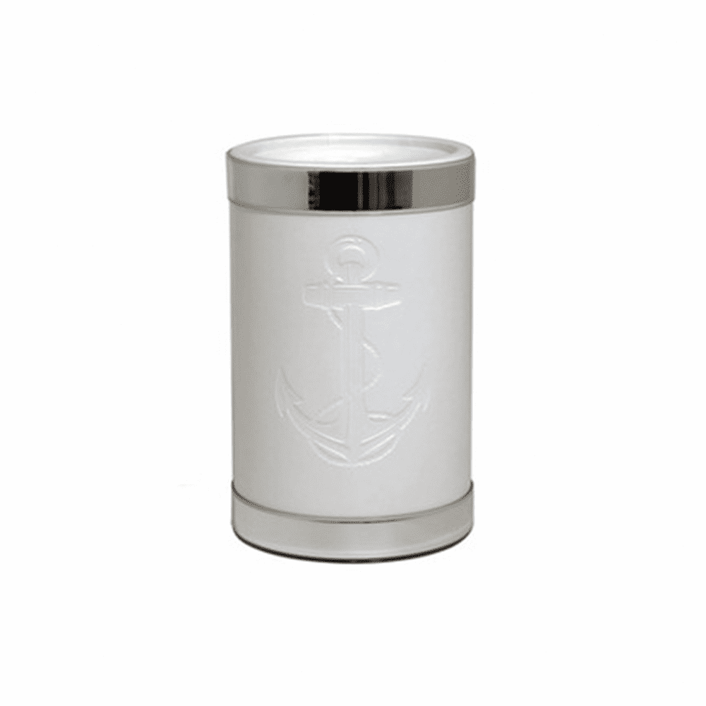 WHITE CASTILLIAN WINE COOLER ANCHOR DEBOSSED - MR ICE BUCKET - Compralo en CorinneRegalos.com