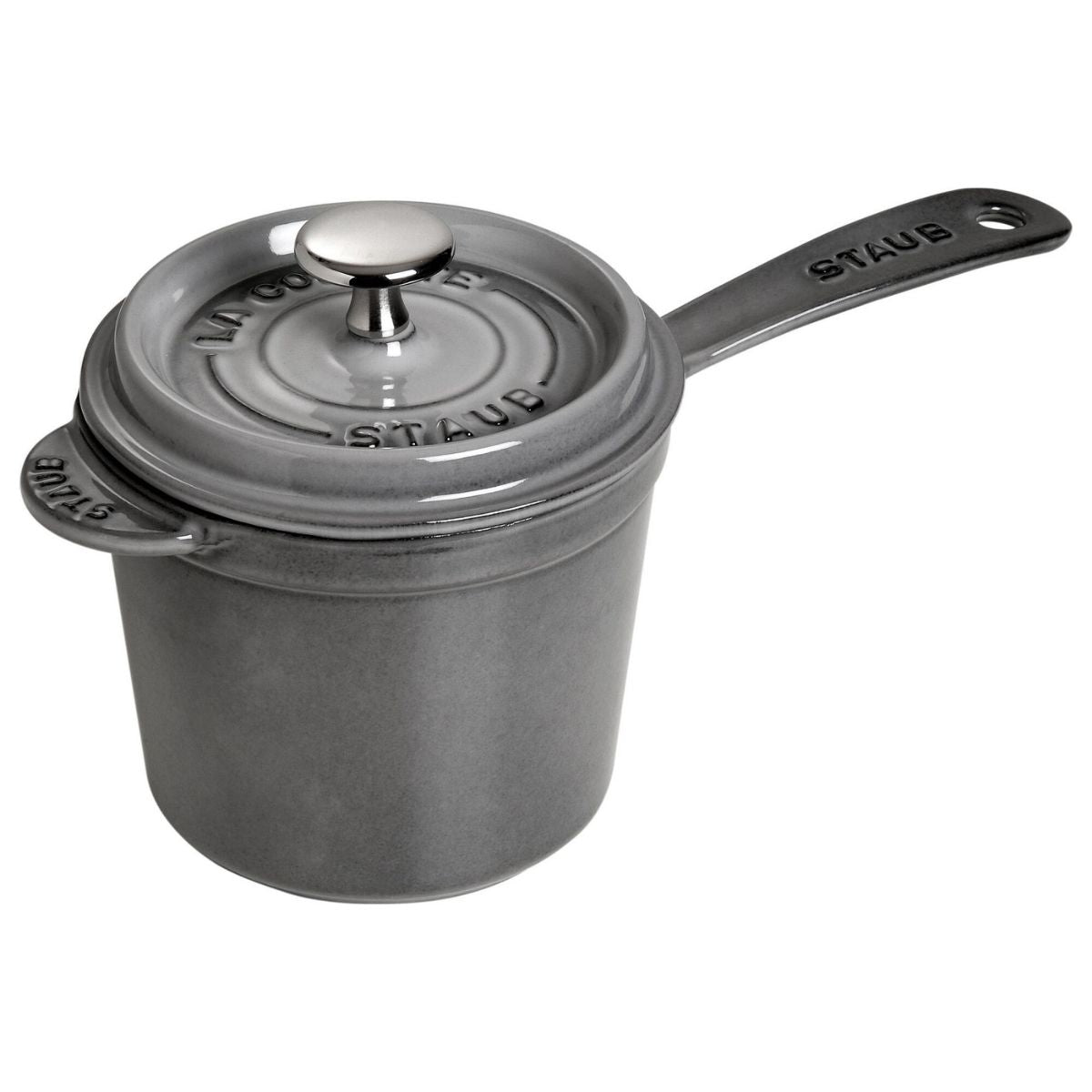 SAUCE PAN, 18 CM | ROUND | CAST IRON | GRAPHITE-GREY - STAUB - Compralo en CorinneRegalos.com