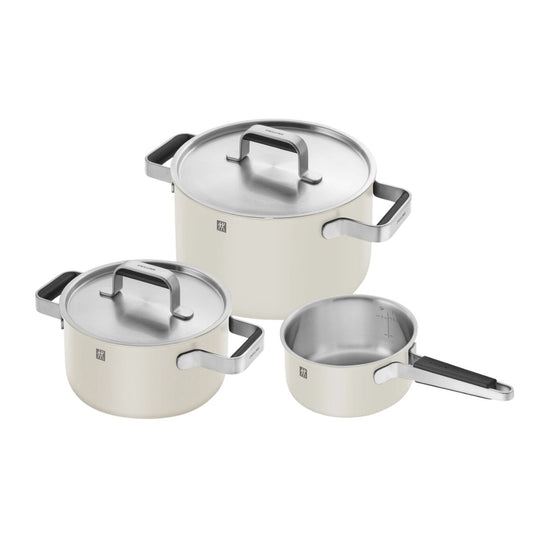 COAT EU COOKWARE SET 3 PCS (5 PCS)BREAKFAST IN BED IVORY - ZWILLING - Compralo en CorinneRegalos.com