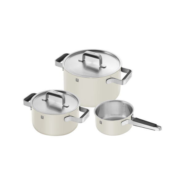COAT EU COOKWARE SET 3 PCS (5 PCS)BREAKFAST IN BED IVORY - ZWILLING - Compralo en CorinneRegalos.com