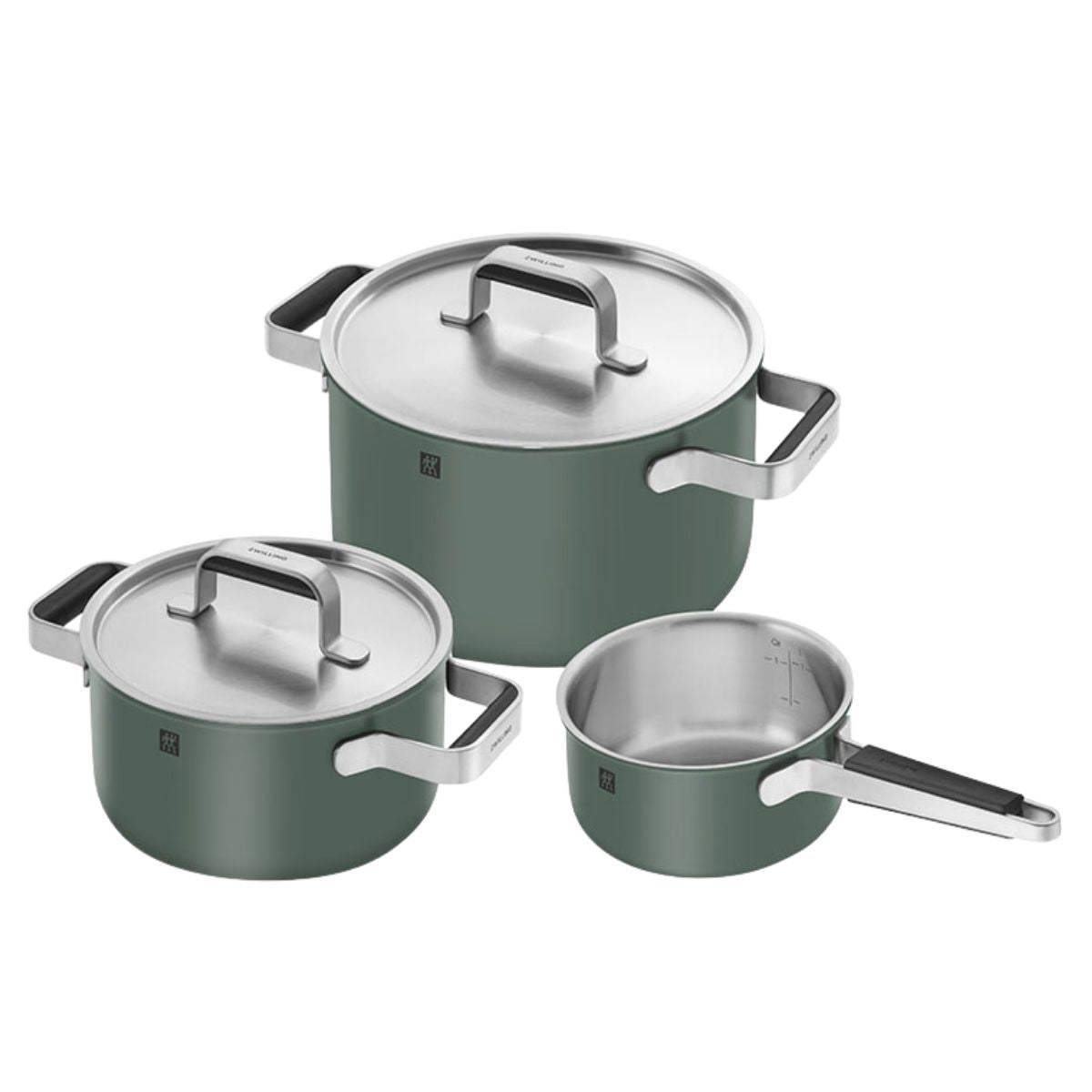 COAT EU COOKWARE SET 3 PCS (5 PCS)GARDEN PARTY GREEN - ZWILLING - Compralo en CorinneRegalos.com