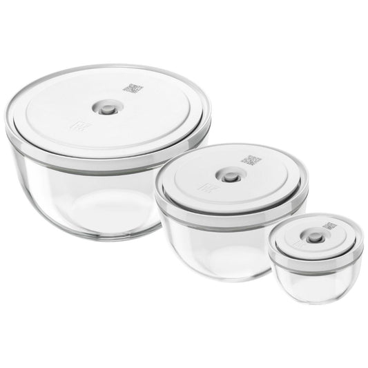 VACBOWL SET S/M/L_6 TR-WHI GLASS - ZWILLING - Compralo en CorinneRegalos.com
