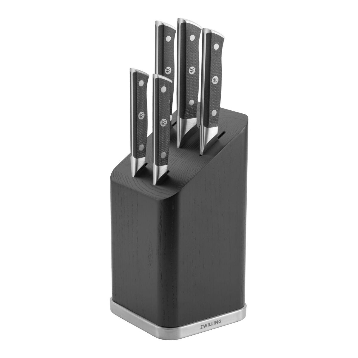 KNIFE BLOCK SET, 6-PCS | ASH | BLACK - ZWILLING - Compralo en CorinneRegalos.com