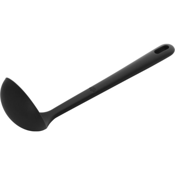 SOUP LADLE 31 CM BLACK SILICONE - BALLARINI - Compralo en CorinneRegalos.com