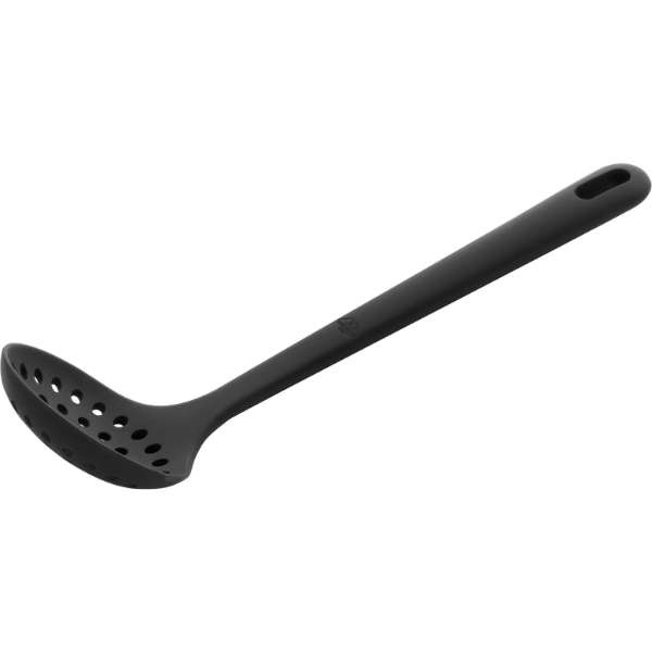 SKIMMING LADLE 31 CM BLACK SILICONE - BALLARINI - Compralo en CorinneRegalos.com