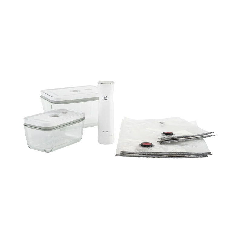 VACUUM STARTER SET, ML  7PCS BOROSILICATE GLASS WHITE PREMIUM EU - ZWILLING - Compralo en CorinneRegalos.com