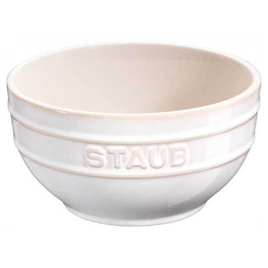 BOWL 12 CM IVORY-WHITE CERAMIC - STAUB - Compralo en CorinneRegalos.com