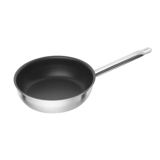 FRY PAN 24 CM 1810 STAINLESS STEEL ROUND