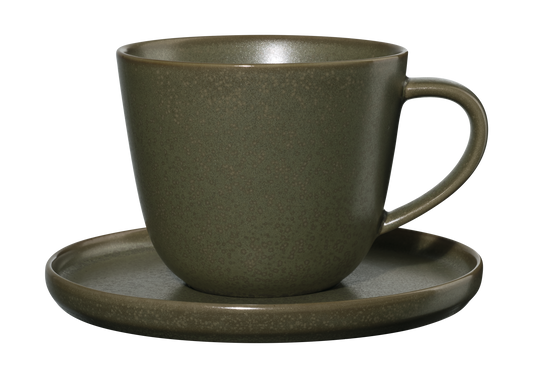 COFFEE CUP WITH SAUCER COPPA NORI - ASA SELECTION - Compralo en CorinneRegalos.com