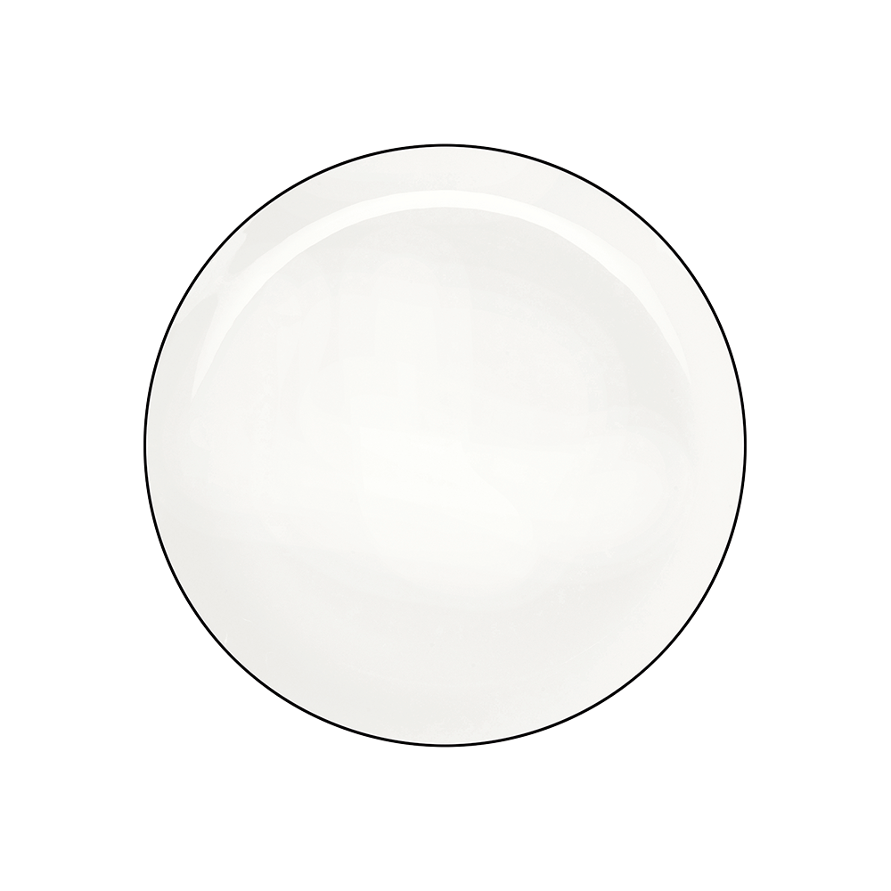 PLATO LINEA NEGRA D. 26,5 CM - ASA SELECTION - Compralo en CorinneRegalos.com