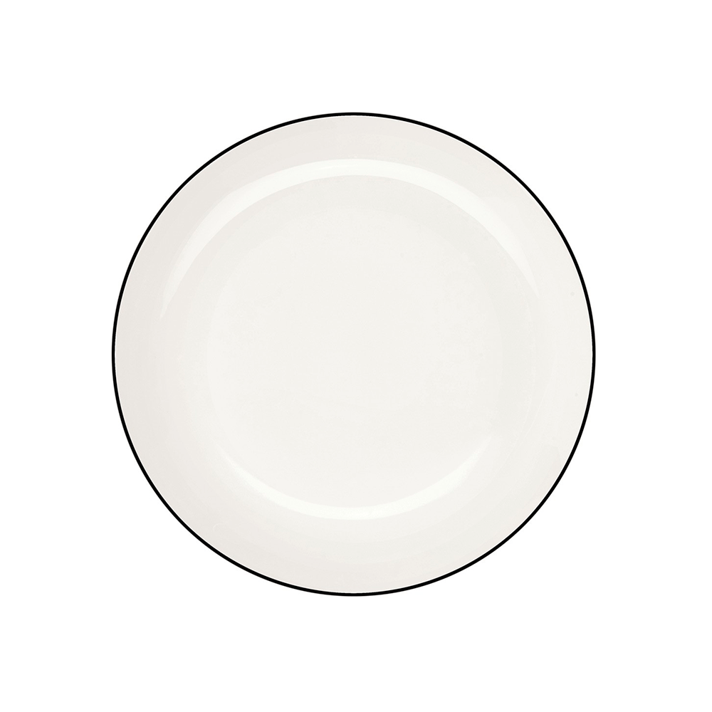 PLATO DE POSTRE LINEA NEGRA - ASA SELECTION - Compralo en CorinneRegalos.com