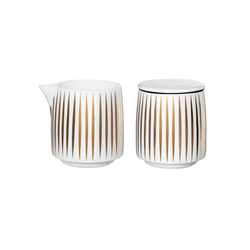 MILK AND SUGAR JAR WITH LID GOLDENSTRI D. 75 CM H. 81 CM 02L & 02L - ASA SELECTION - Compralo en CorinneRegalos.com