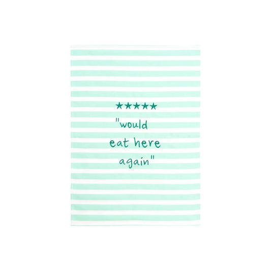 kitchen towel, would eat here again - ASA SELECTION - Compralo en CorinneRegalos.com