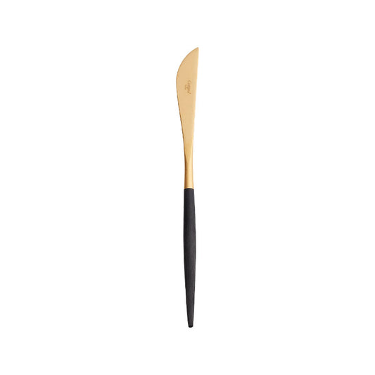 KNIFE GOA GOLD, WITH BLACK HANDLE - ASA SELECTION - Compralo en CorinneRegalos.com