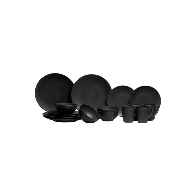 SET OF 16 PCS. TABLE WARE LOFTHOUSE SET 1 BLACK DIVERSE - ASA SELECTION - Compralo en CorinneRegalos.com