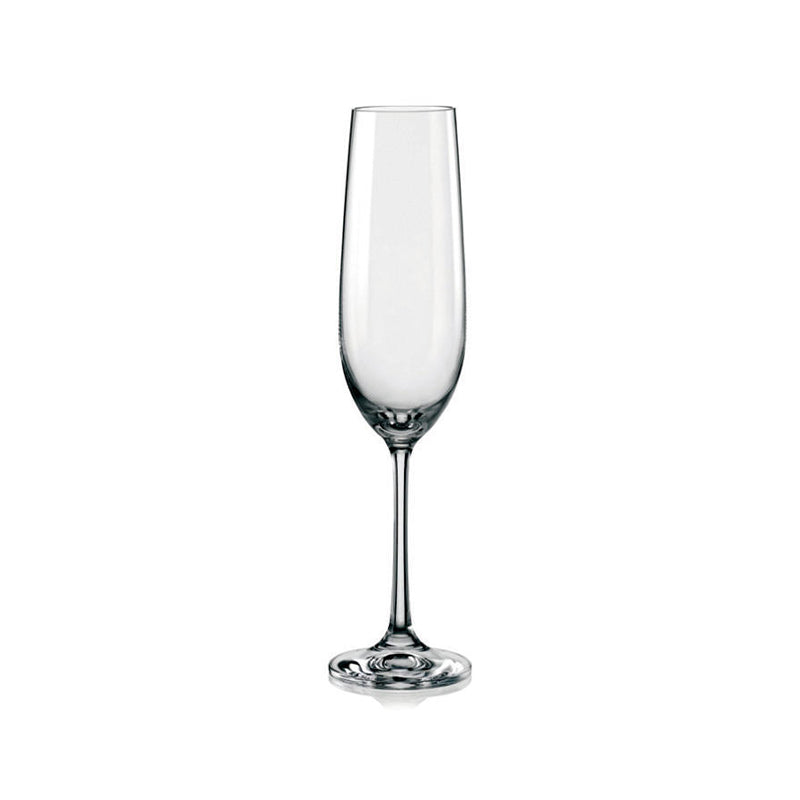 CLARA SEKTKELCH CHAMPAGNE FLUTE 190 ML - BOHEMIA CRISTAL - Compralo en CorinneRegalos.com