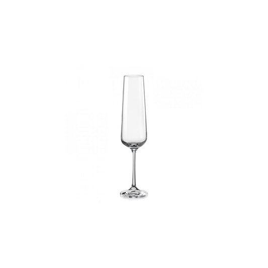 SANDRA SEKTKELCH CHAMPAGNE FLUTE 200 ML - BOHEMIA CRISTAL - Compralo en CorinneRegalos.com