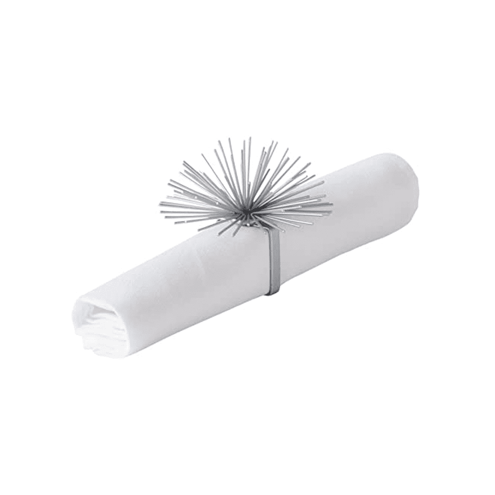 SPIKE POD NAPKIN RING - SILVER - TORRE & TAGUS - Compralo en CorinneRegalos.com