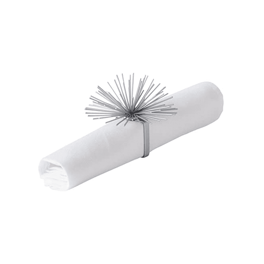 SPIKE POD NAPKIN RING - SILVER - TORRE & TAGUS - Compralo en CorinneRegalos.com